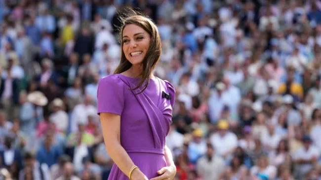 Kate reapareció en público en la Final de Wimbledon