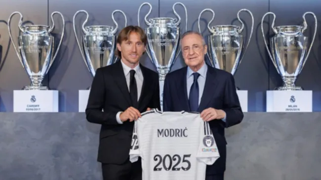 Real Madrid extiende contrato de Luka Modric hasta 2025
