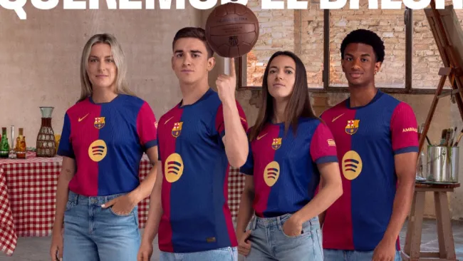Barcelona presenta su nueva playera para la temporada 2024-2025