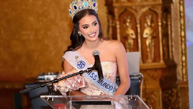 La reina de belleza levantó la denuncia por robo.