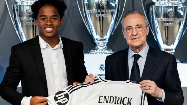 ¡Oficial! Endrick es presentado con el Real Madrid