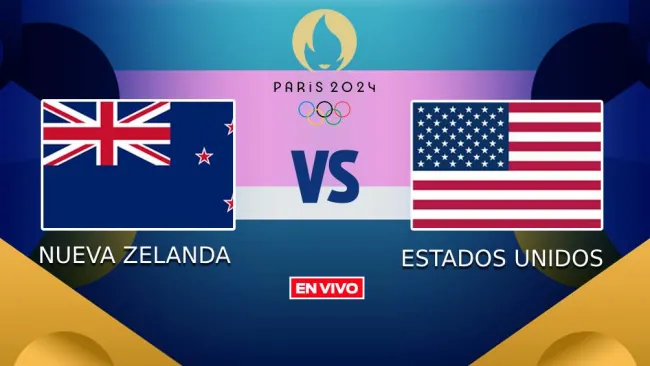 Nueva Zelanda vs Estados Unidos EN VIVO Juego Olímpicos Futbol Masculino Grupo A Jornada 2