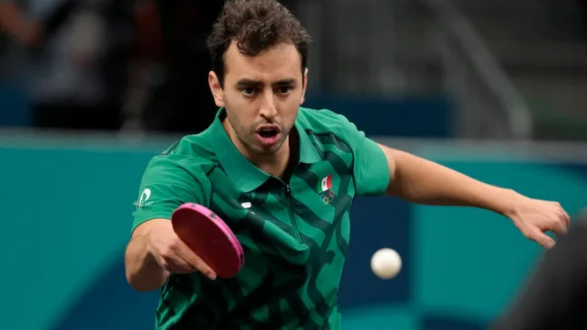 Marcos Madrid es eliminado de París 2024 en ronda preliminar de Tenis de Mesa