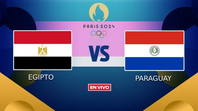Egipto vs Paraguay EN VIVO Juegos Olímpicos Futbol Masculino Cuartos de Final