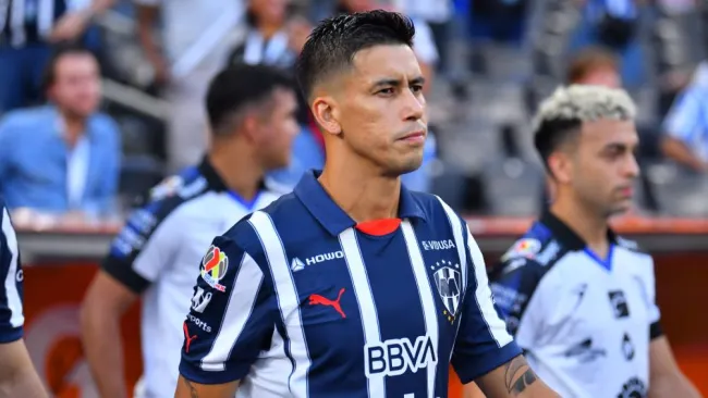 Maxi Meza, en un encuentro reciente con Rayados
