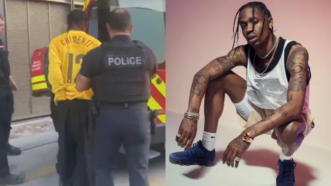 El cantante, al principio, no salió bien librado de su encuentro con la ley.