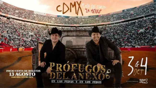 Esto cuestan los boletos para conciertos de Los Prófugos del Anexo en CDMX 