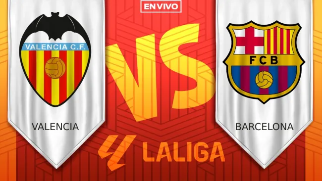 Valencia vs Barcelona EN VIVO LaLiga Jornada 1