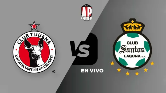 Tijuana vs Santos Liga MX EN VIVO Jornada 8 Apertura 2024
