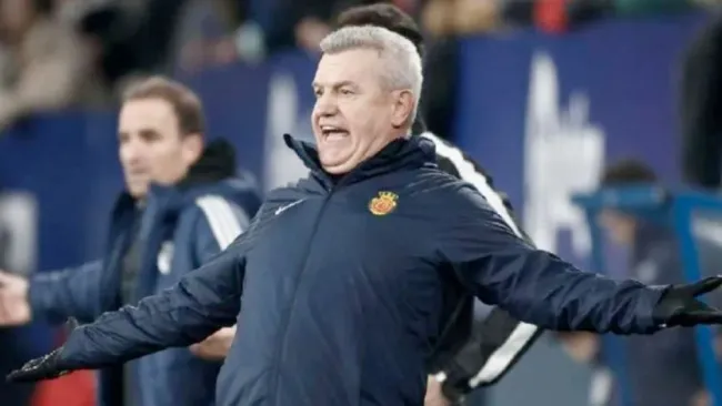 Javier Aguirre en su paso por el Mallorca