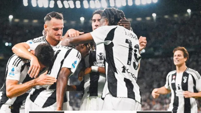 La Juventus vio, venció y goleó al Como1907 en su debut