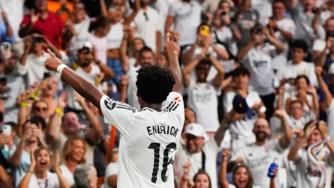 Endrick hace historia en su primer partido con Real Madrid