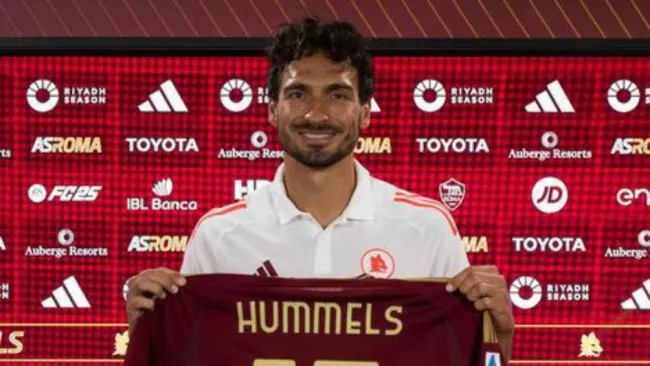 ¡Oficial! Hummels es nuevo jugador de la Roma 