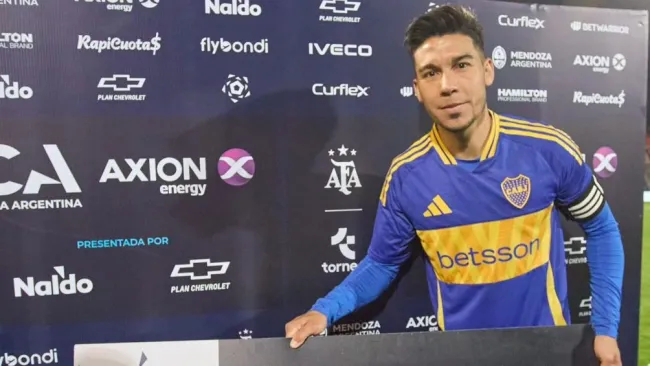 Pol Fernández recibe extraño premio tras ser el MVP en la victoria de Boca Juniors