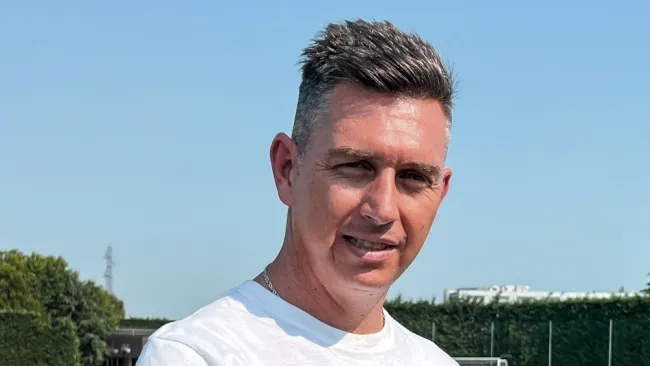 Talamonti, de jugar en River Plate, a trabajar en una ferretería 