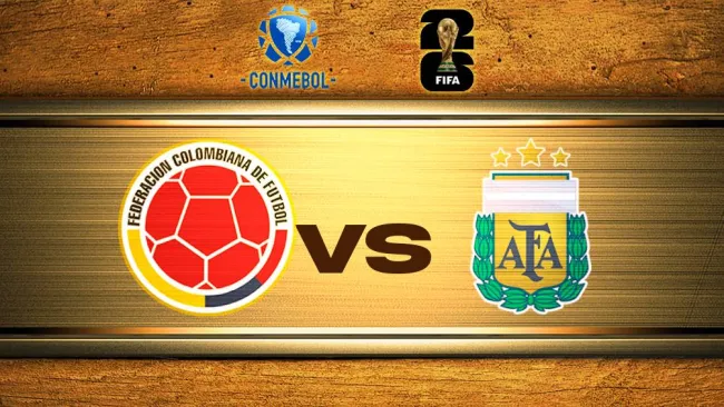 Colombia recibirá a Argentina en una nueva jornada de las eliminatorias en Conmebol