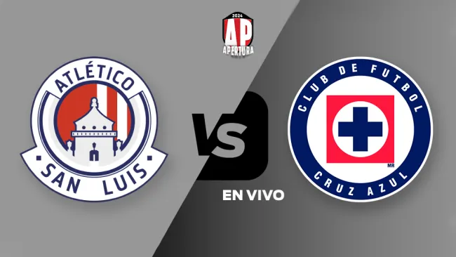 Alético San Luis vs Cruz Azul EN VIVO Liga MX Jornada 8 Apertura 2024
