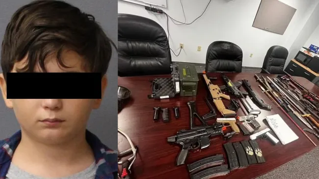 El menor fue arrestado por el delito de terrorismo/tiroteo masivo