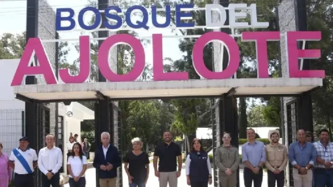 La intervención permitirá que el Bosque del Ajolote se convierta en un centro de educación ambiental.