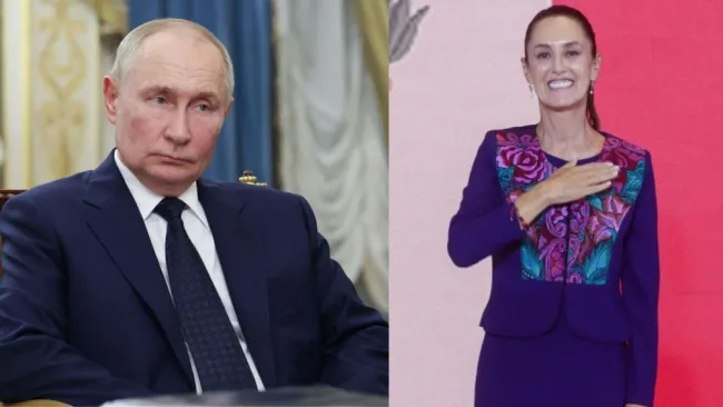 Vladimir Putin no asistirá a la toma de protesta de Claudia Sheinbaum