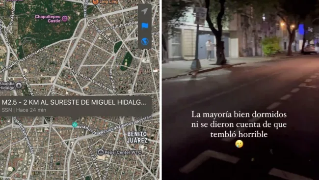 La alerta sísmica no se activó por la baja intensidad de los movimientos.