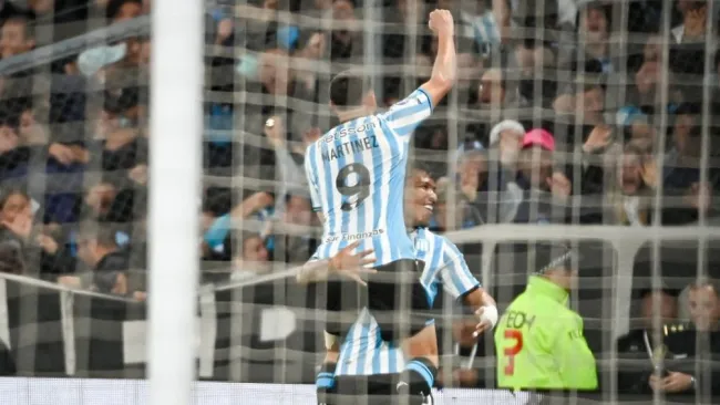 Roger Martínez fue clave para la victoria del Racing