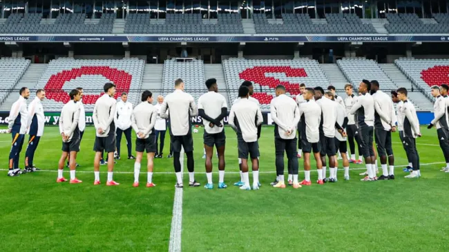El Real Madrid se prepara para su segundo partido