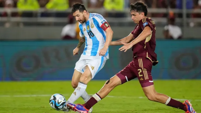 Argentina empata 1-1 en Venezuela, pero se mantiene líder de las Eliminatorias