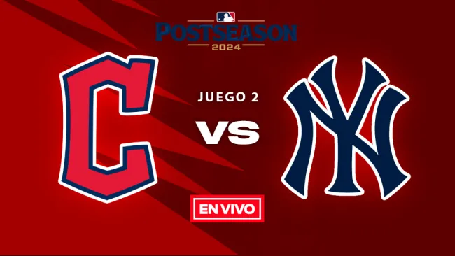 Cleveland Guardians vs New York Yankees EN VIVO Serie de Campeonato Juego 2
