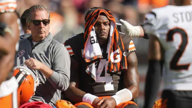 ¡Fuera toda la temporada! Dashaun Watson se rompió el tendón de Aquiles ante Cincinnati