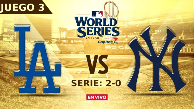 Los Angeles Dodgers vs New York Yankees EN VIVO Serie Mundial Juego 3