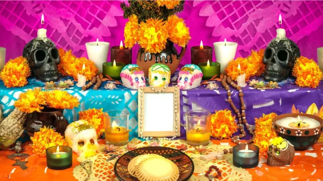 Ofrenda en el Día de Muertos