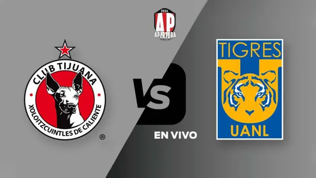 Xolos vs Tigres EN VIVO Liga MX Apertura 2024 Jornada 15