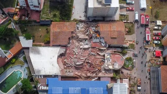 Derrumbe de un hotel en Argentina deja un muerto y varios desaparecidos 