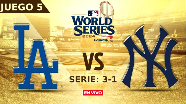 Los Angeles Dodgers vs New York Yankees EN VIVO Serie Mundial Juego 5