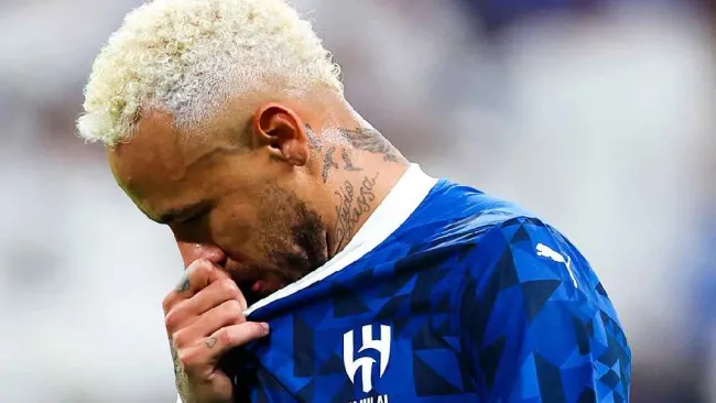 ¿Será baja otra vez? Neymar abandonó el partido de Al-Hilal por una lesión en el muslo
