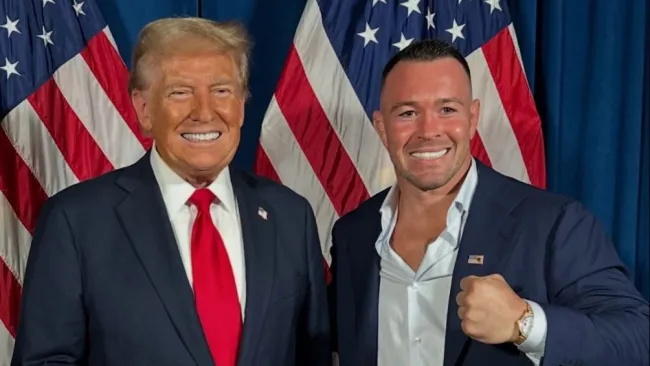 Colby Covington, peleador de UFC, se alejó de los combates por Donald Trump