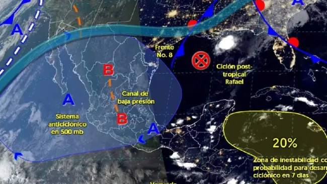 ¡Clima en México para el lunes 11 de noviembre!