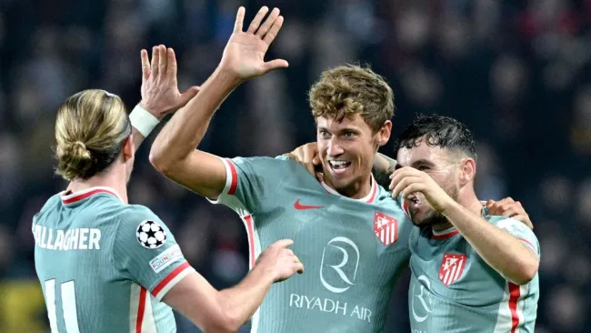 Atlético goleó al Sparta Praga