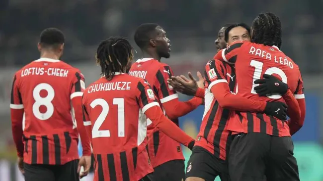 Milán gana, gusta y golea ante Sassuolo para clasificar a Cuartos de Final en la Copa de Italia