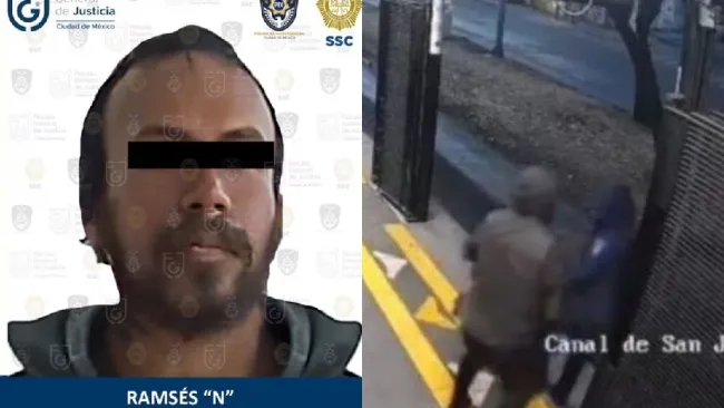 La elemento de seguridad tuvo que ser llevada a un hospital.