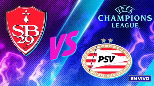 Stade Brestois vs PSV EN VIVO UEFA Champions League Fase de Liga Jornada 6