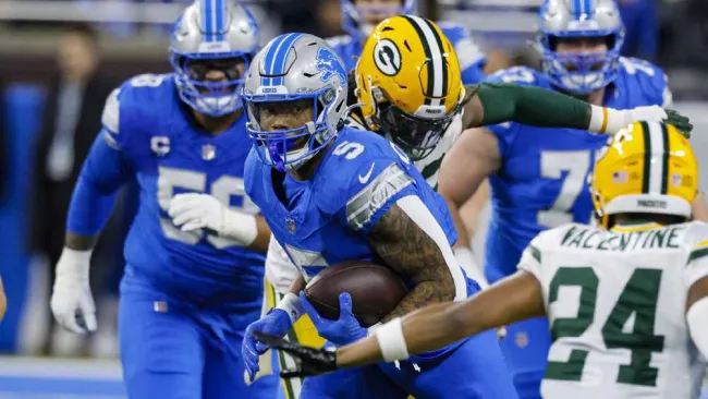 Los Detroit Lions pierden a David Montgomery por el resto de la temporada