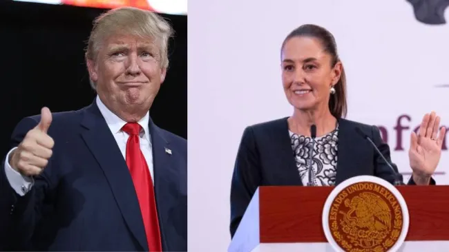 Claudia Sheinbaum y Donald Trump