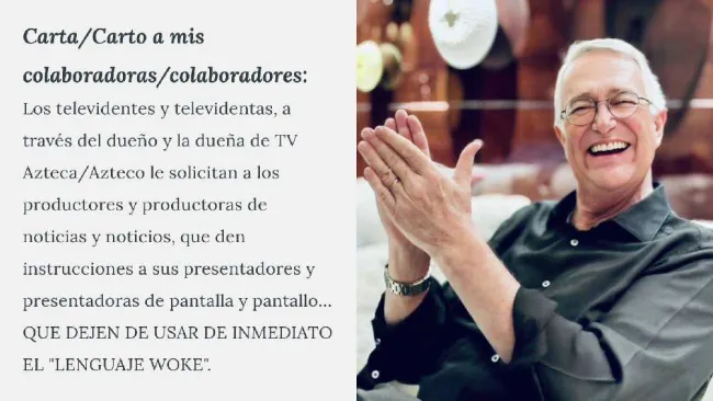 ¿Qué es el lenguaje ‘woke’ y por qué Ricardo Salinas lo prohibió en TV Azteca?