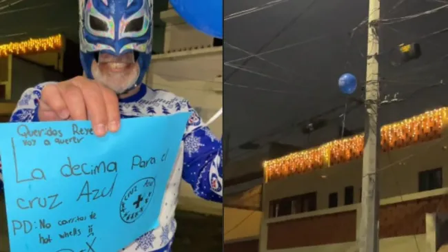 ¡No llega la décima! Aficionado de Cruz Azul pide a Reyes Magos título para Cruz Azul