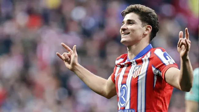 La Araña celebra el gol del Atlético de Madrid