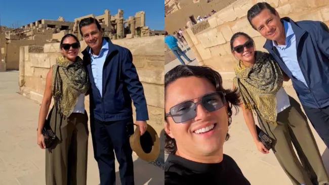 FOTO: Captan a Enrique Peña Nieto en Egipto