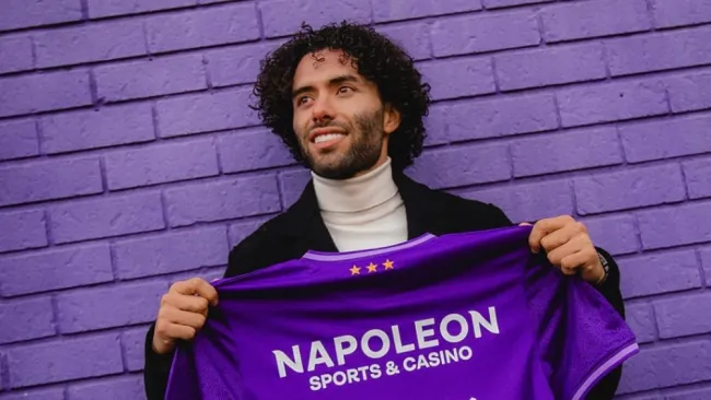 Huerta habló en su presentación con el Anderlecht