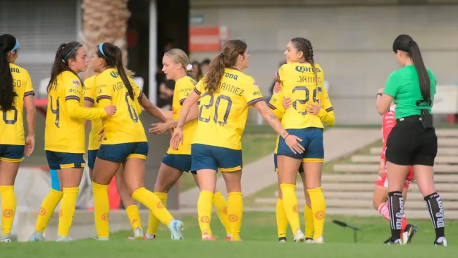 América venció 'con manita' a Necaxa